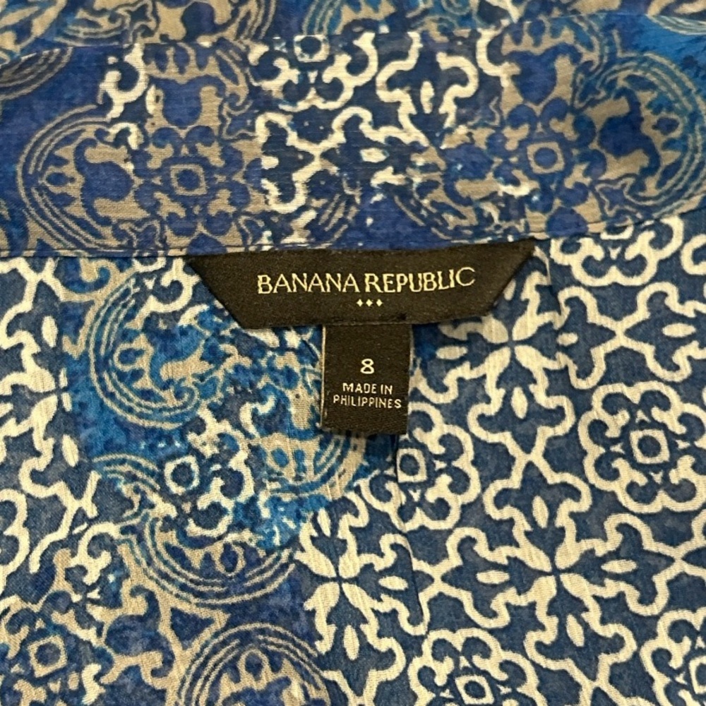💙 BANANA REPUBLIC! STUNNING SLEEVELESS CHIFFON HALTER DRESS! TIE NECK! 💙 - Picture 14 of 16